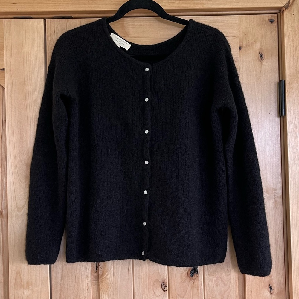 SEZANE “Gaspard” Black Cardigan